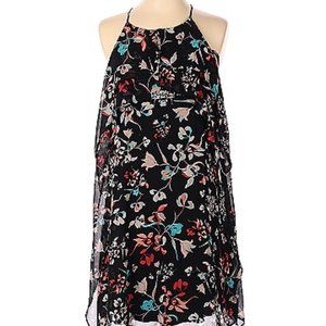 BCBGMaxAzria Cascade Ruffle Strappy Swing Dress